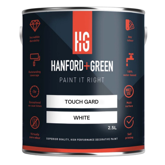 Hanford & Green Acrylic TouchGard Paint White - 20% Sheen