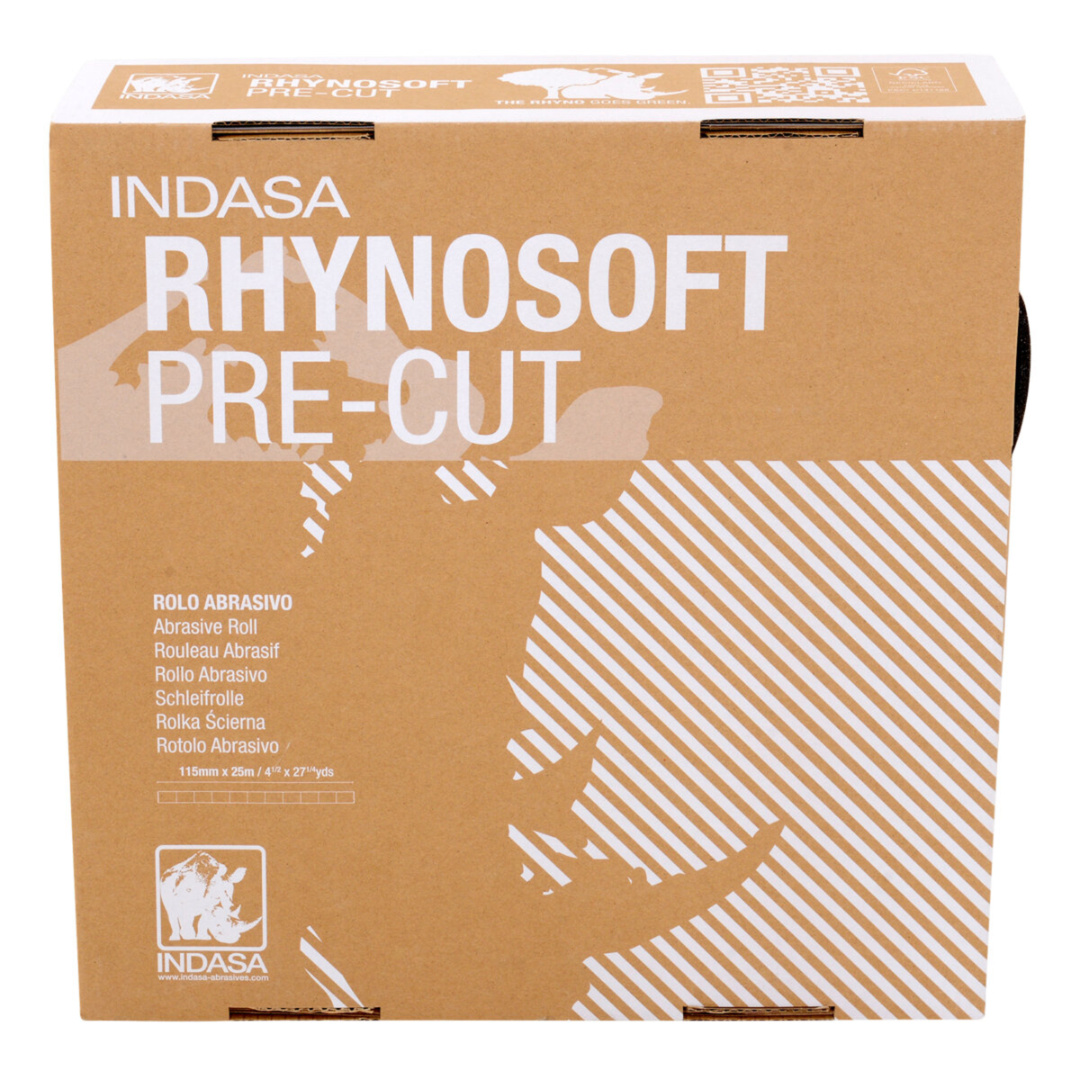 INDASA RHYNOSOFT ROLLE 115MM X 25M P120