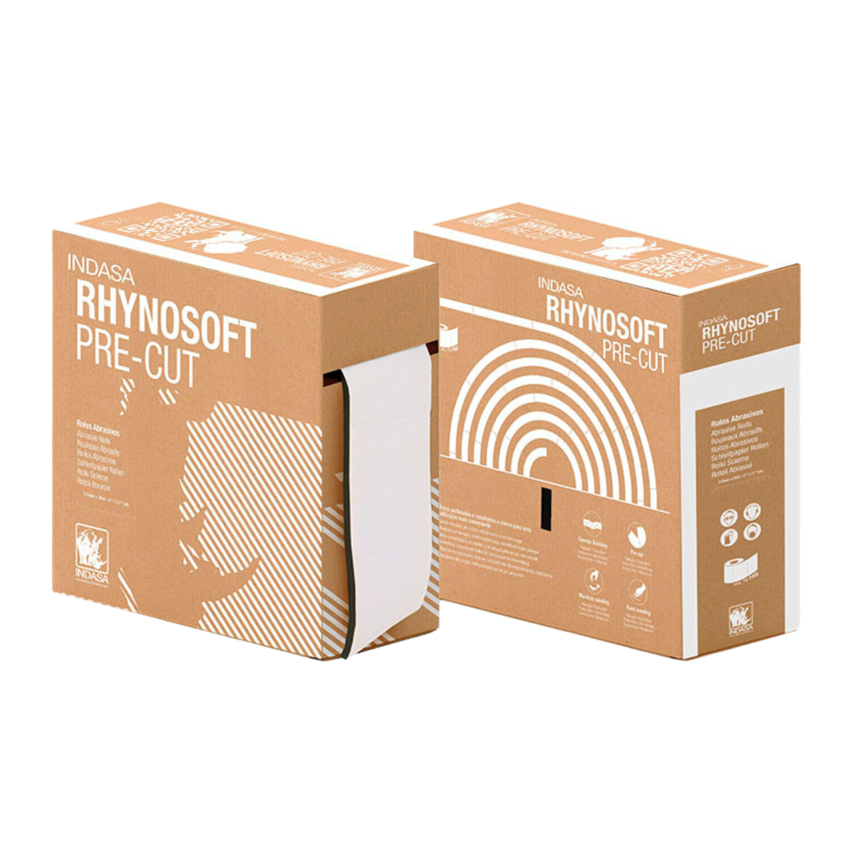 INDASA RHYNOSOFT ROLLE 115MM X 25M P120