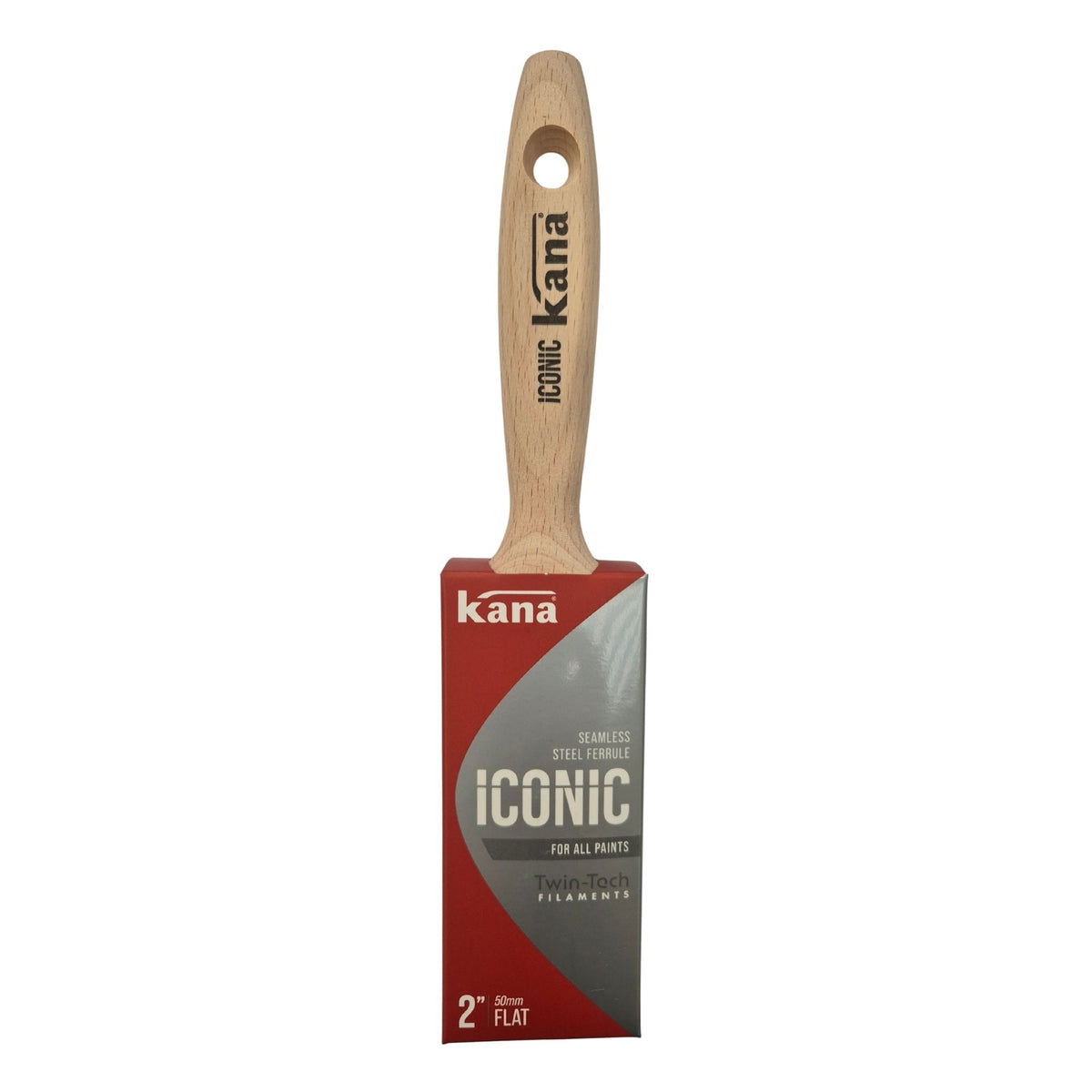 Kana Iconic Flat Synthetic Paint Brush 2" (50mm)
