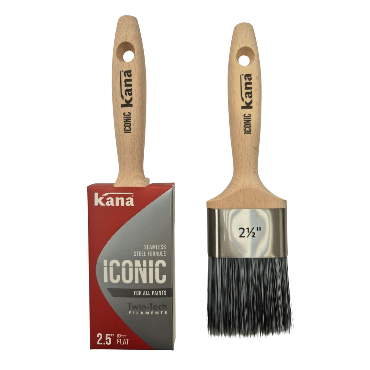 Kana Iconic Flat Synthetic Paint Brush 2.5" (63mm)