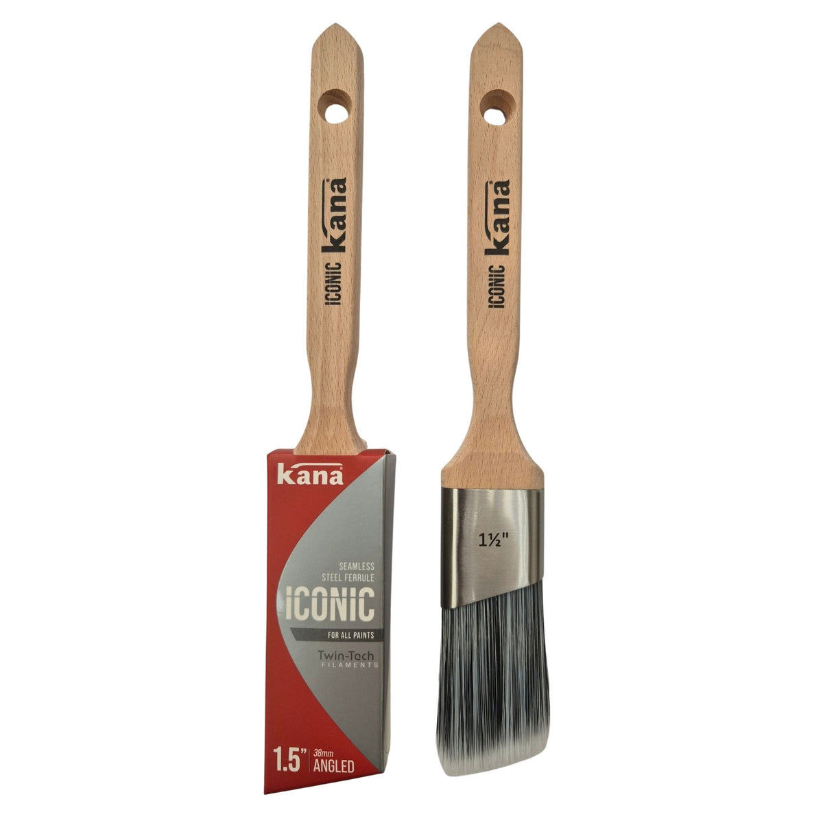 Kana Iconic Angled Synthetic Paint Brush 1.5" (38mm)