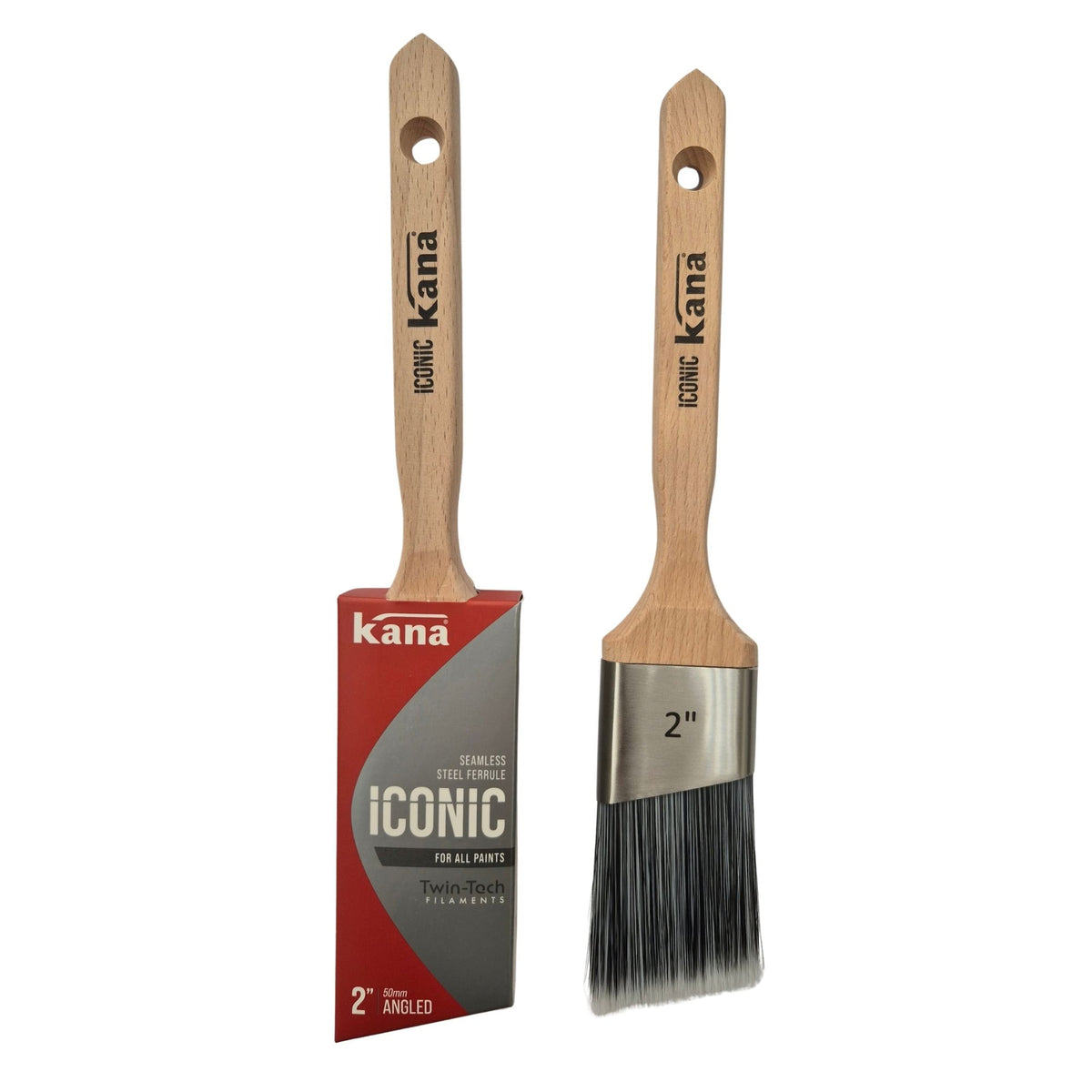 Kana Iconic Angled Synthetic Paint Brush 2" (50mm)