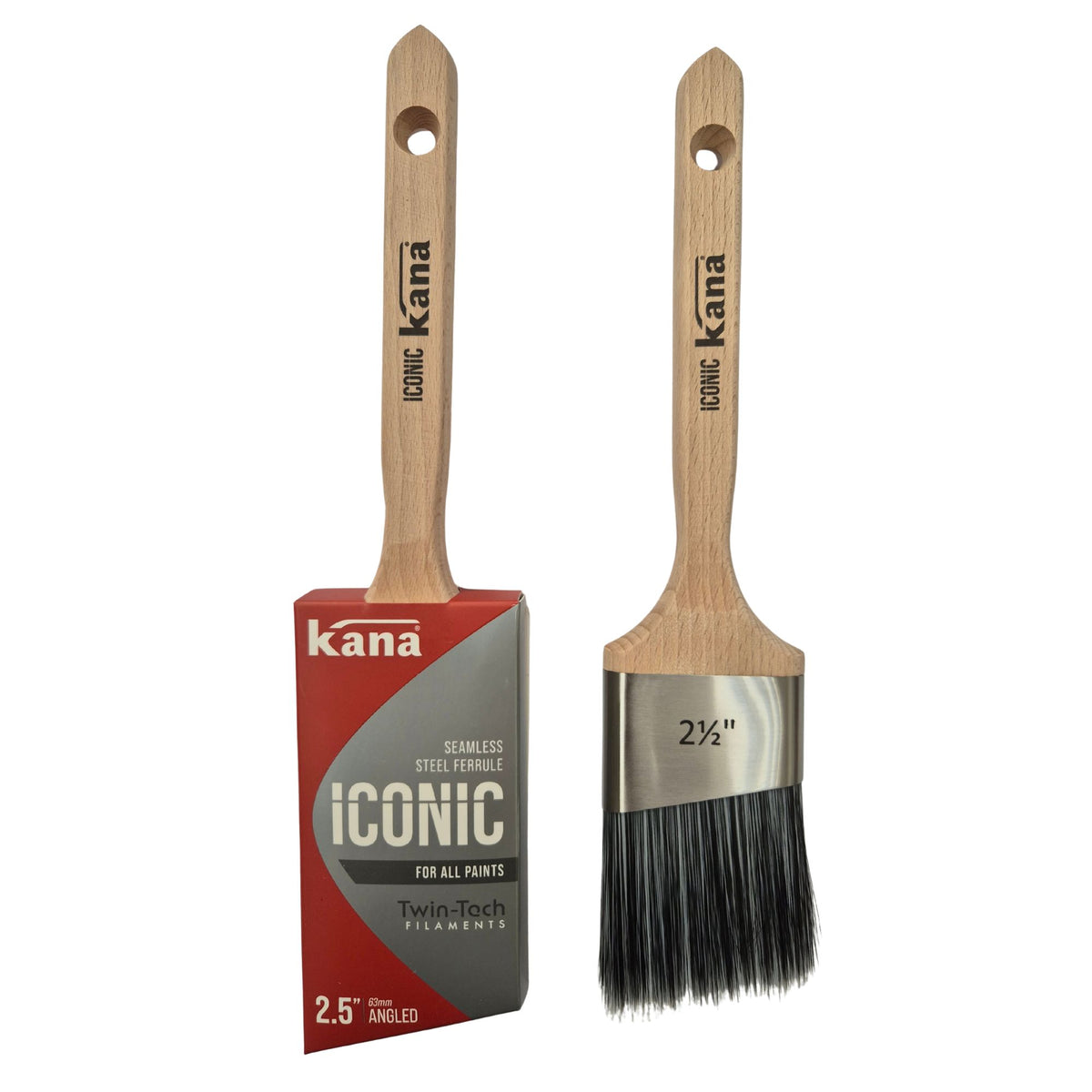 Kana Iconic Angled Synthetic Paint Brush 2.5" (63mm)