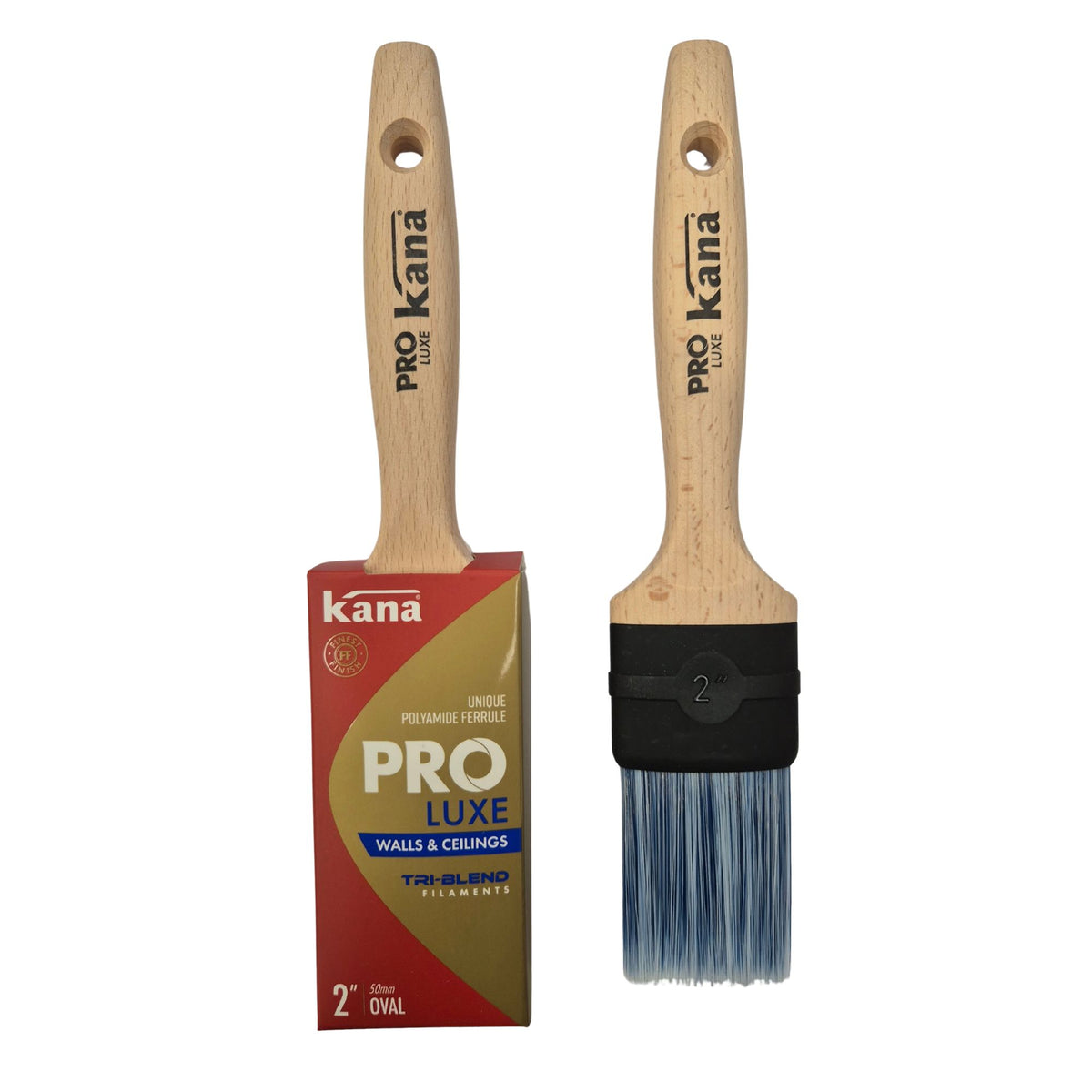 Kana Pro Luxe Oval Synthetic Paint Brush 2" (50mm)
