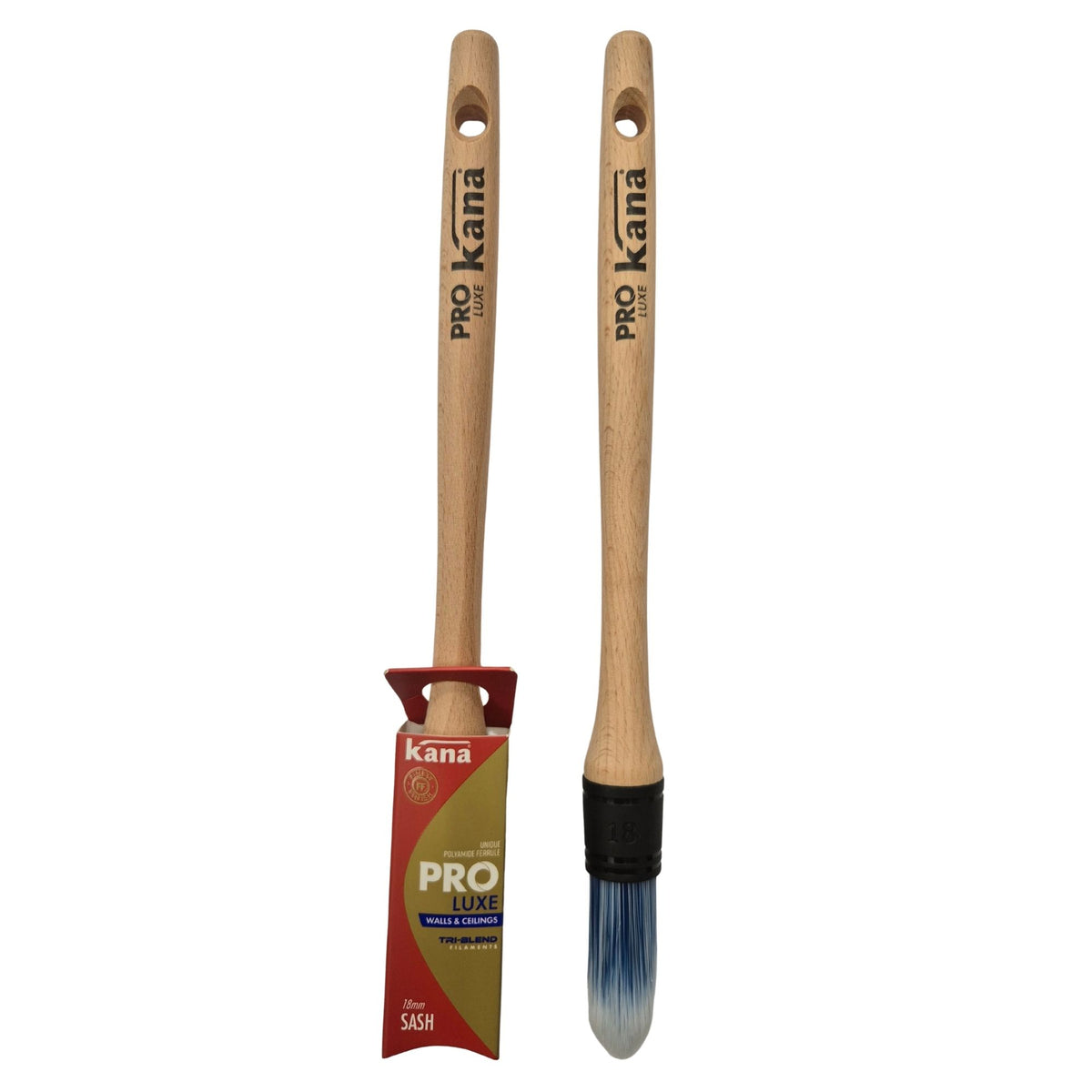 Kana Pro Luxe Round Synthetic Sash Paint Brush 18mm