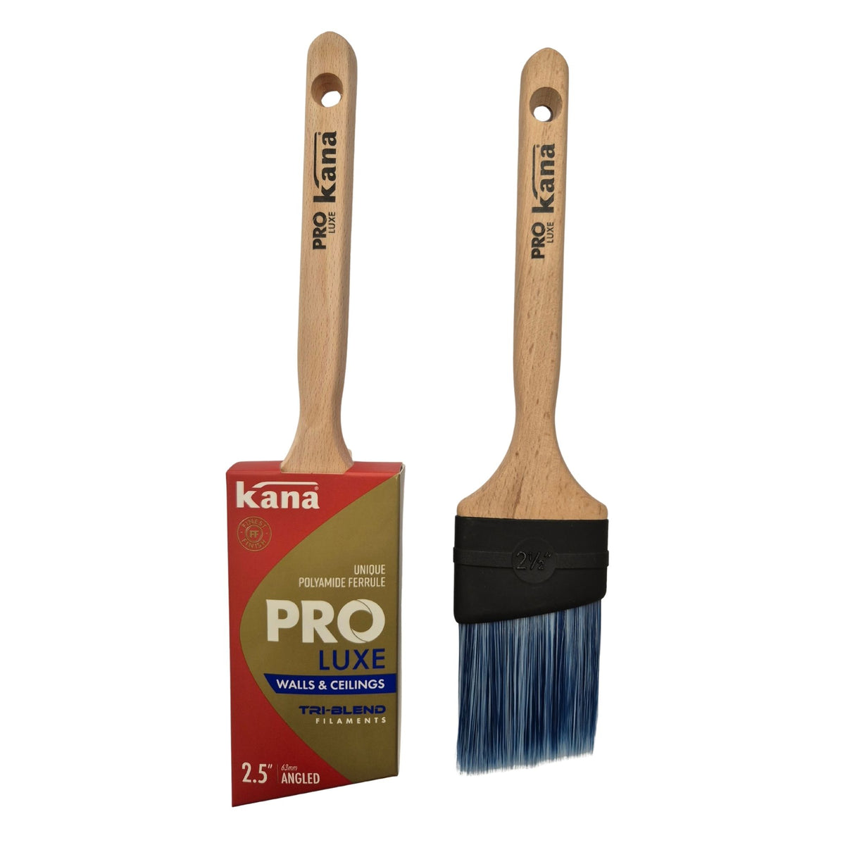 Kana Pro Luxe Angled Synthetic Paint Brush 2.5" (63mm)