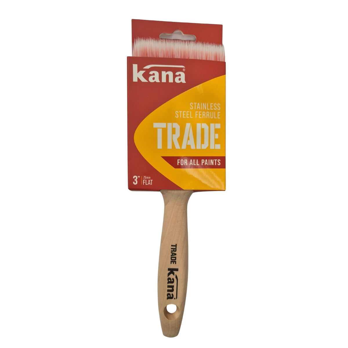 Kana Trade Flat Synthetic Paint Brush 3" (75mm)