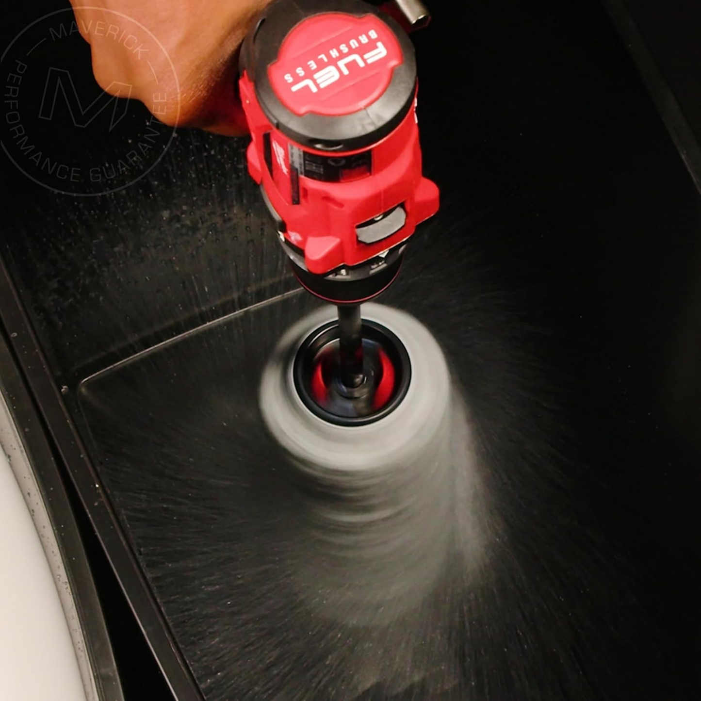 Maverick Headlock Pro Drill Fit Paint Roller Cleaner 9"