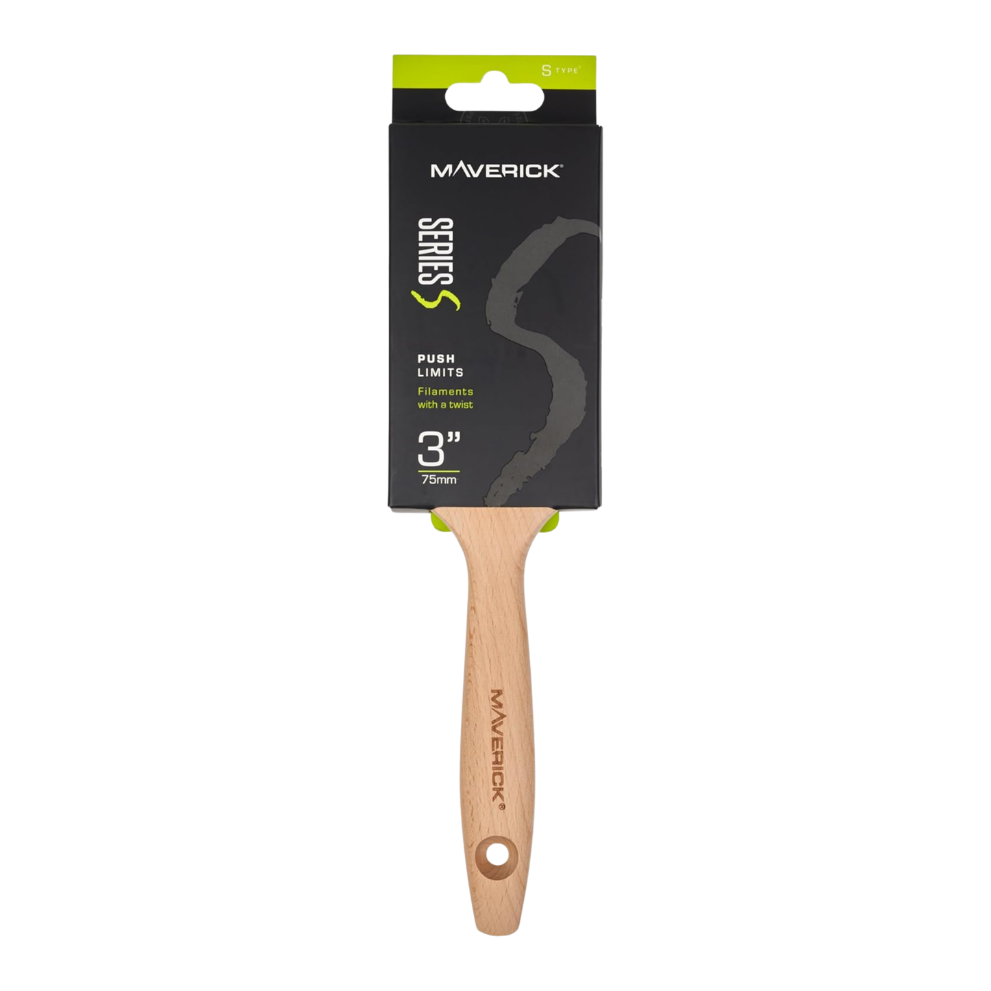 Maverick Series S Synthetic Paint Brush 3"