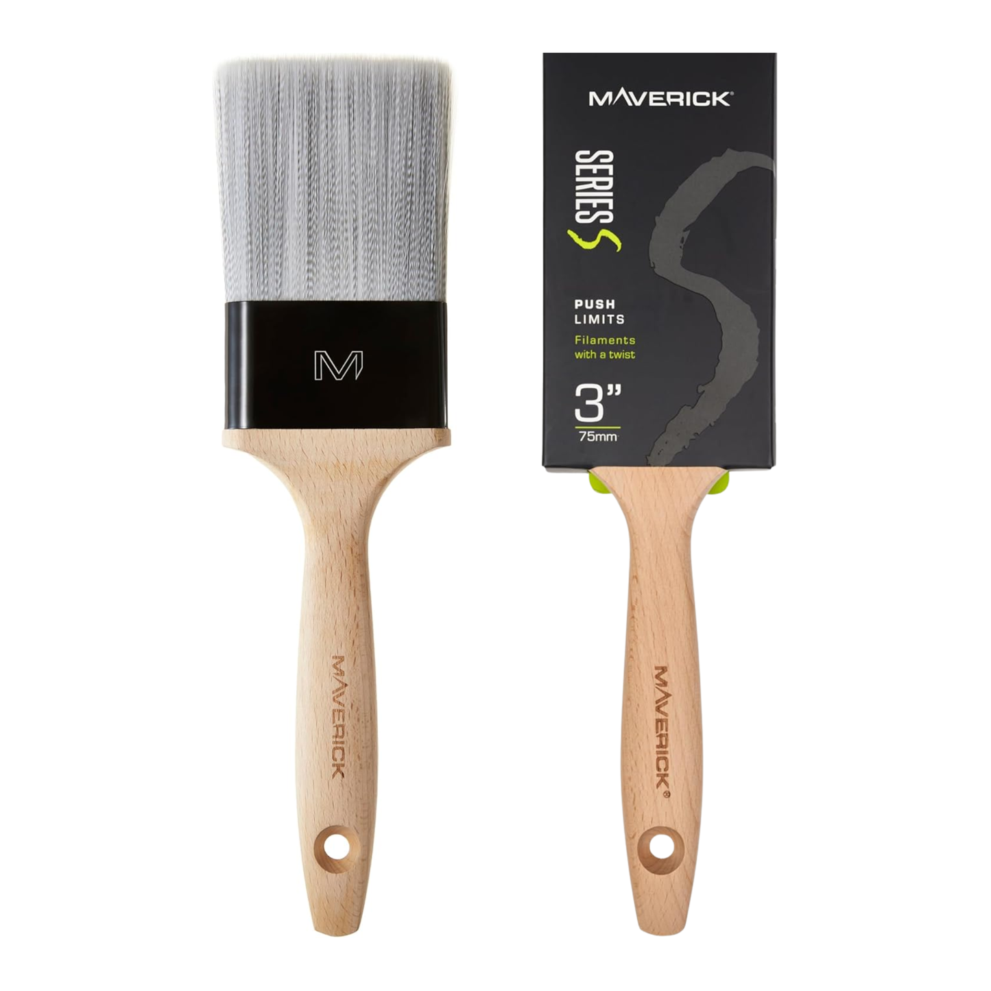 Maverick Series S Synthetic Paint Brush 3"