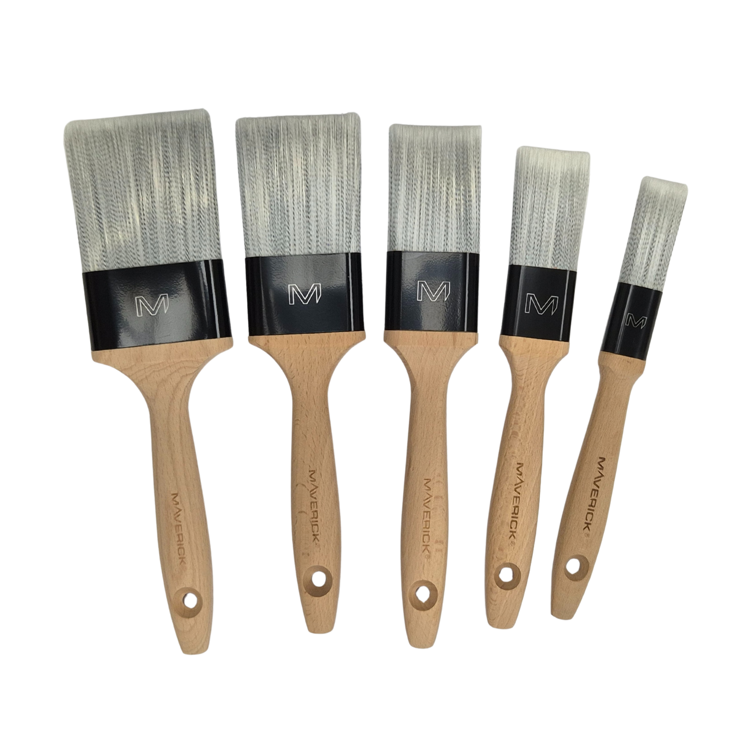 Maverick Series S Synthetic Paint Brushes - 5 Pack Bundle