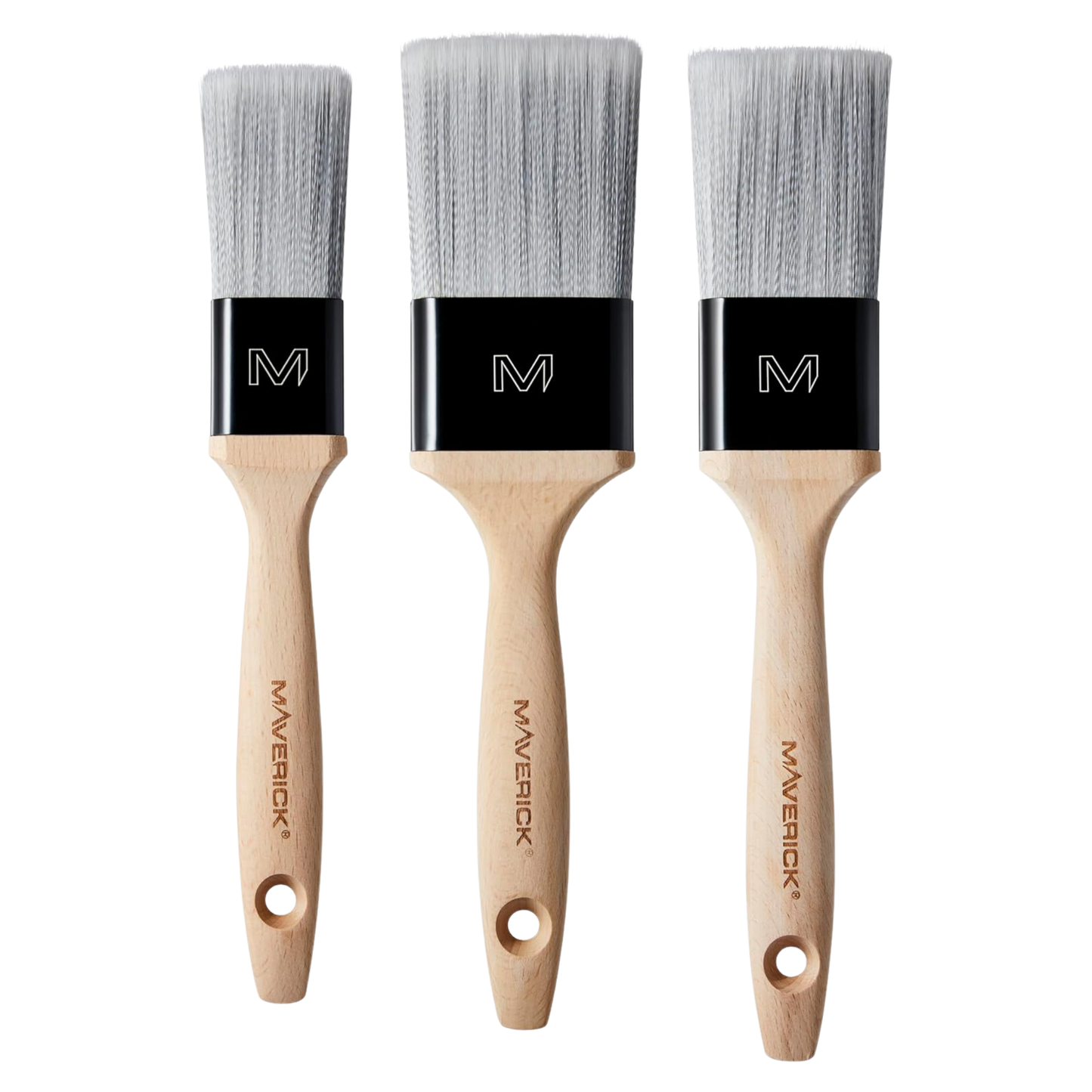 Maverick Series S Synthetic Paints Brushes Box Set - 3 Pack