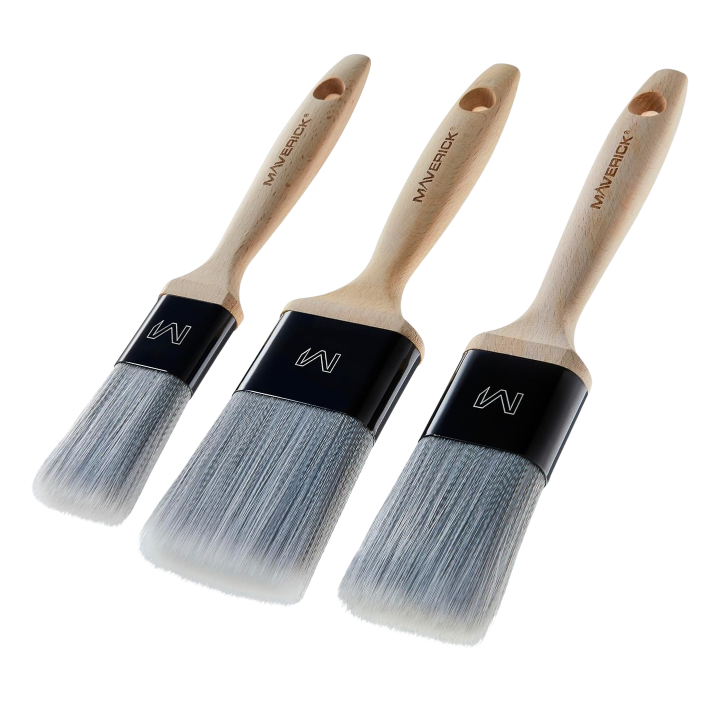 Maverick Series S Synthetic Paints Brushes Box Set - 3 Pack