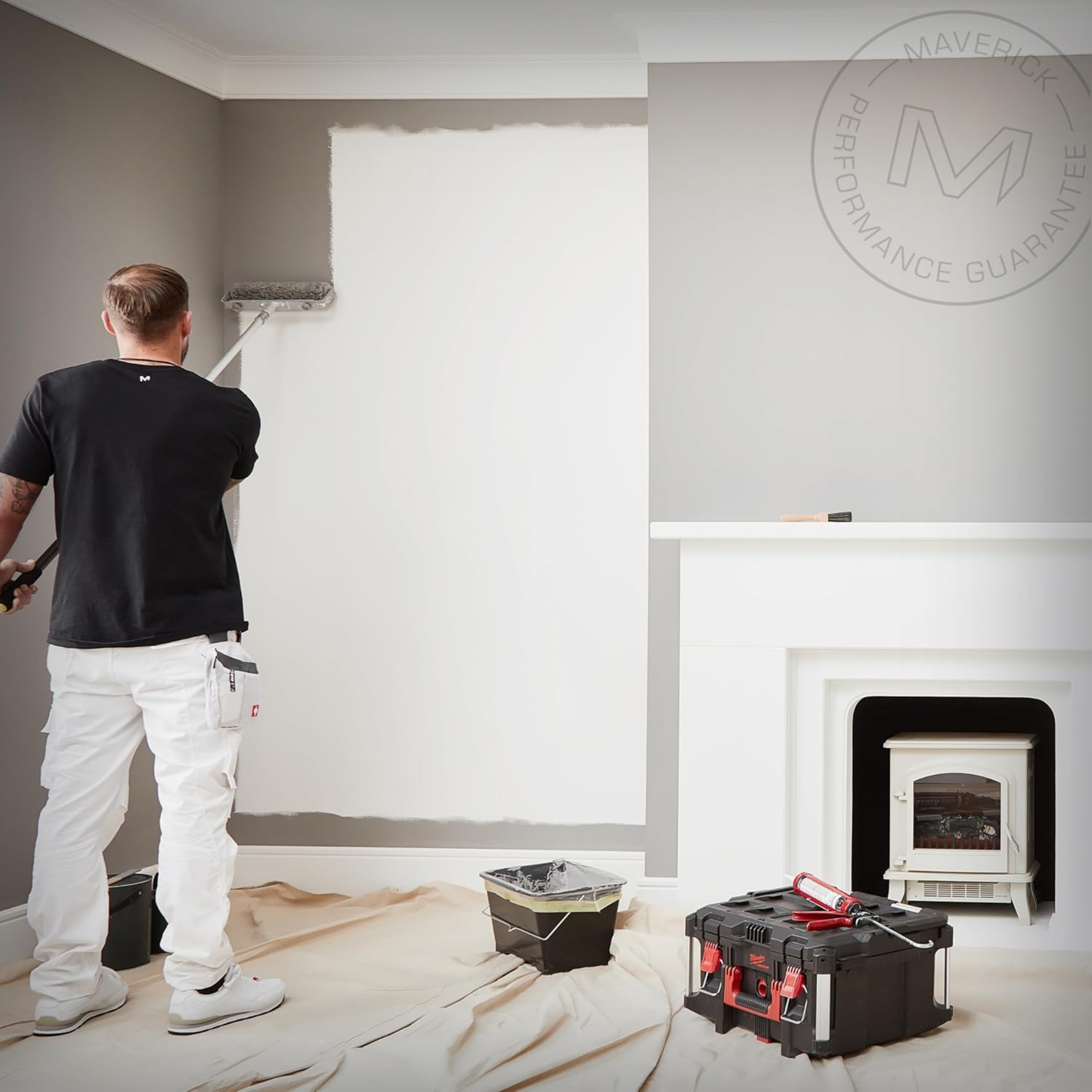 Maverick Series V 1.75" Core Roller Sleeve Long Pile (15mm) 12"