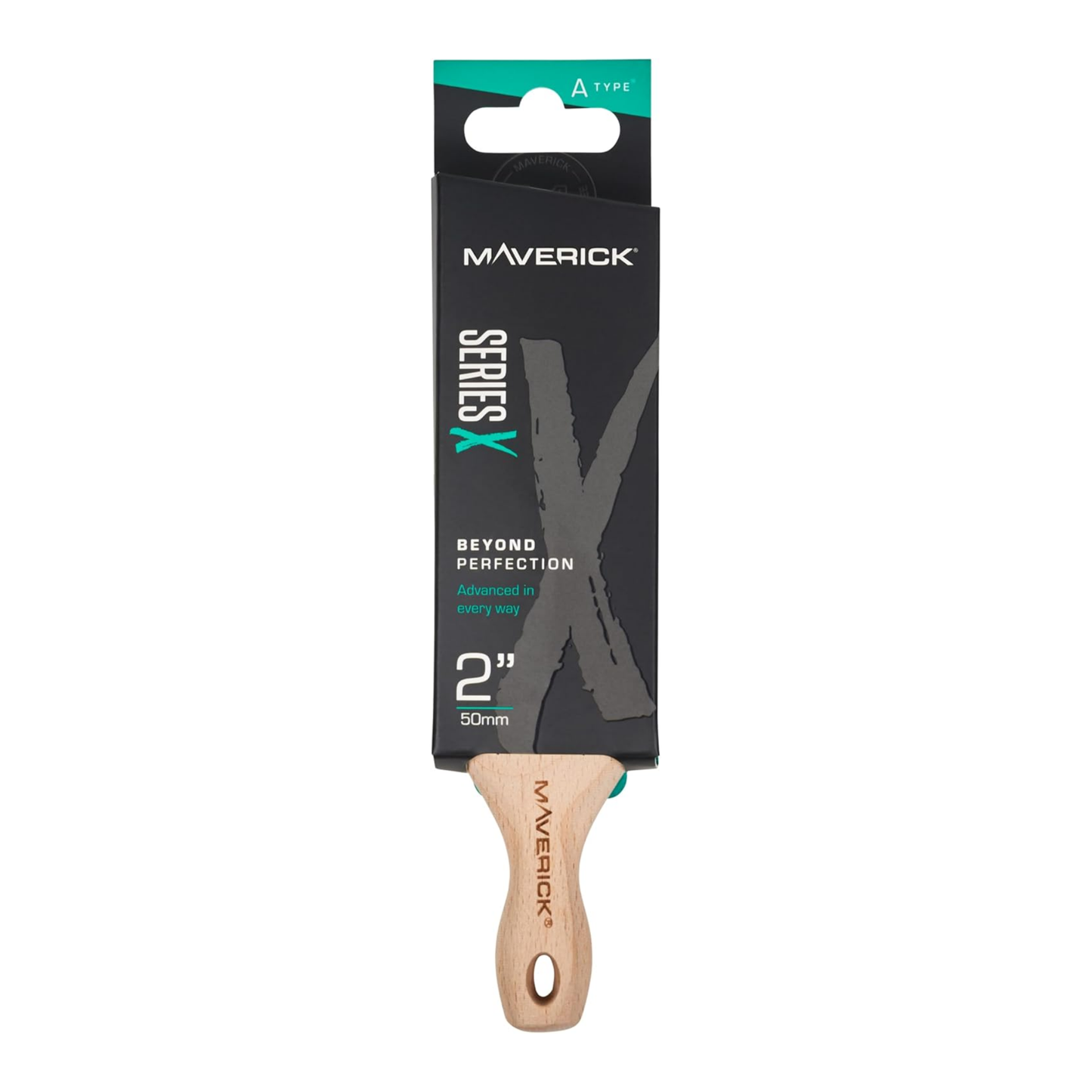Maverick Series X Synthetic Angled Stubby Paint Brush 2"