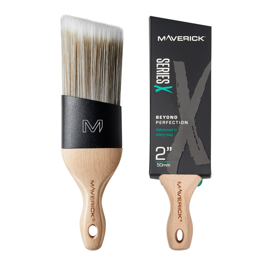 Maverick Series X Synthetic Angled Stubby Paint Brush 2"