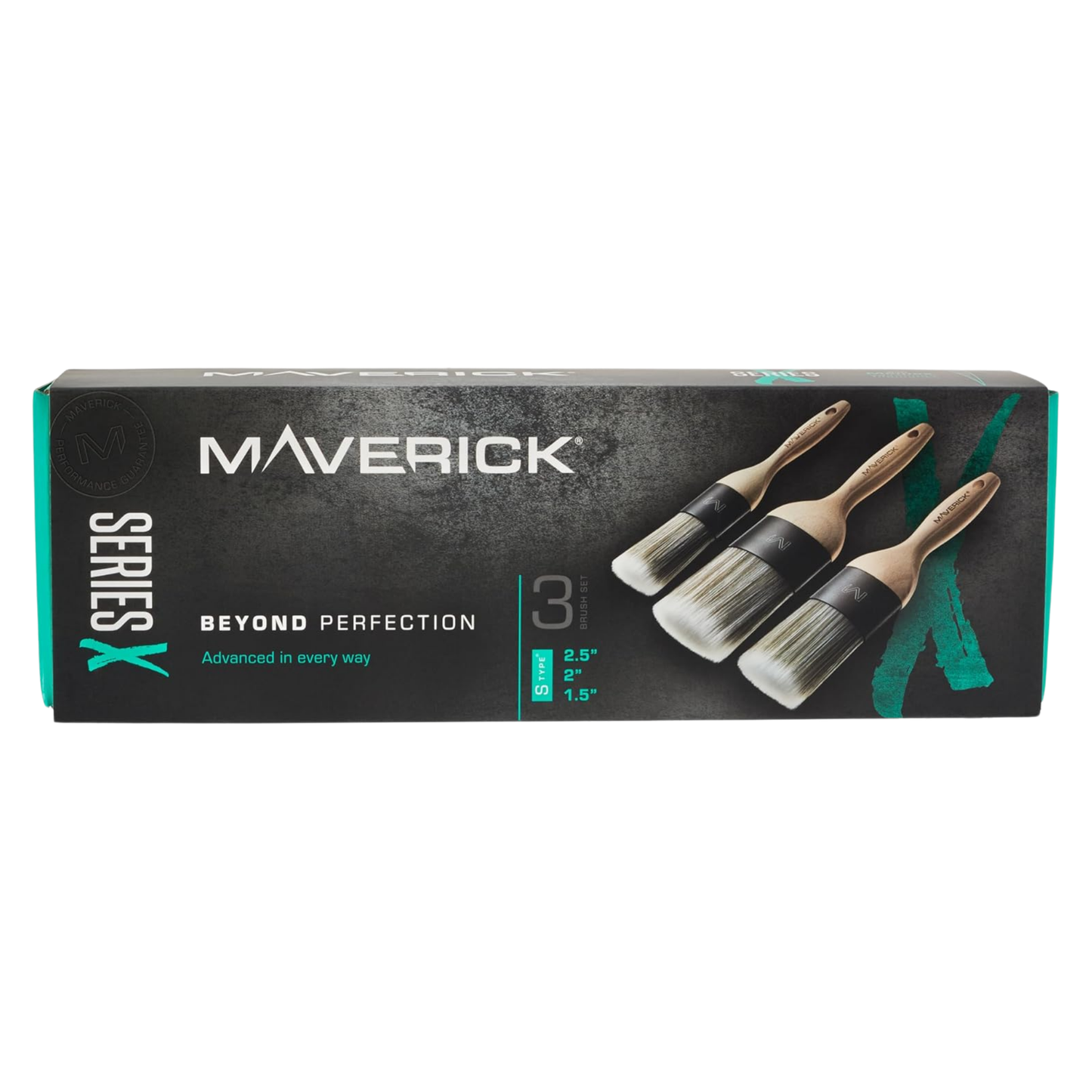 Maverick Series X Paint Brushes Box Set - 3 Pack