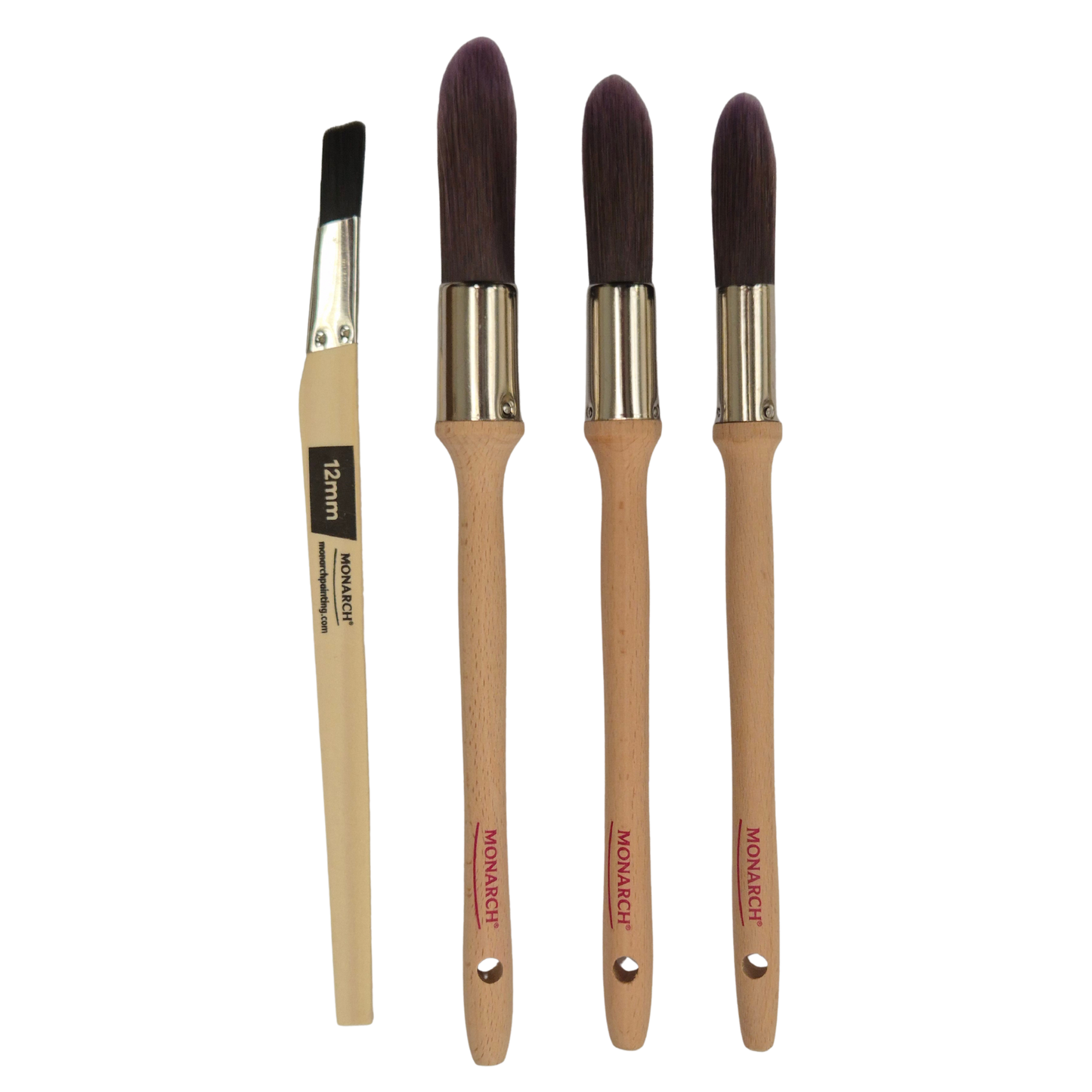 Monarch Advance Round Sash Precision Box Set 3 pièces + Pinceau plat gratuit