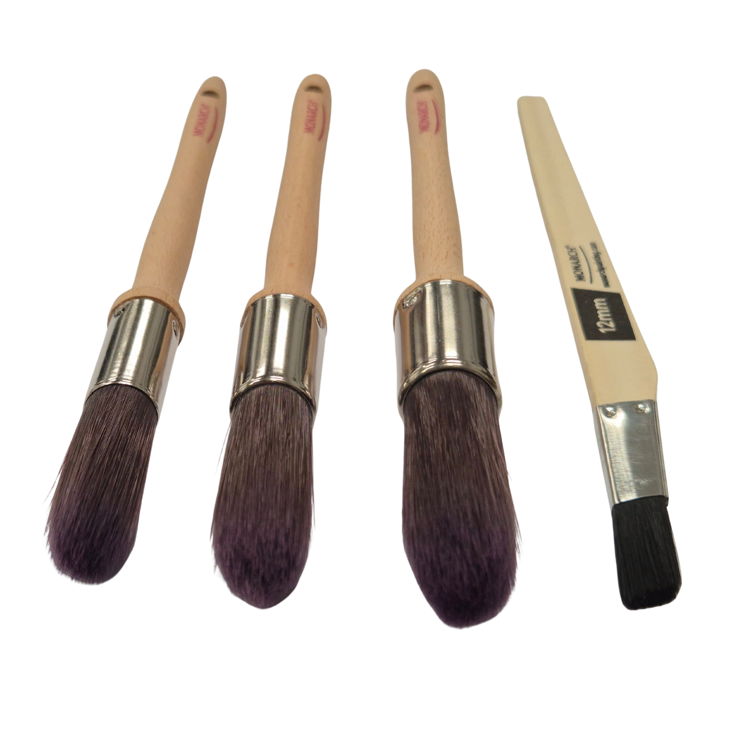 Monarch Advance Round Sash Precision Box Set 3 pièces + Pinceau plat gratuit