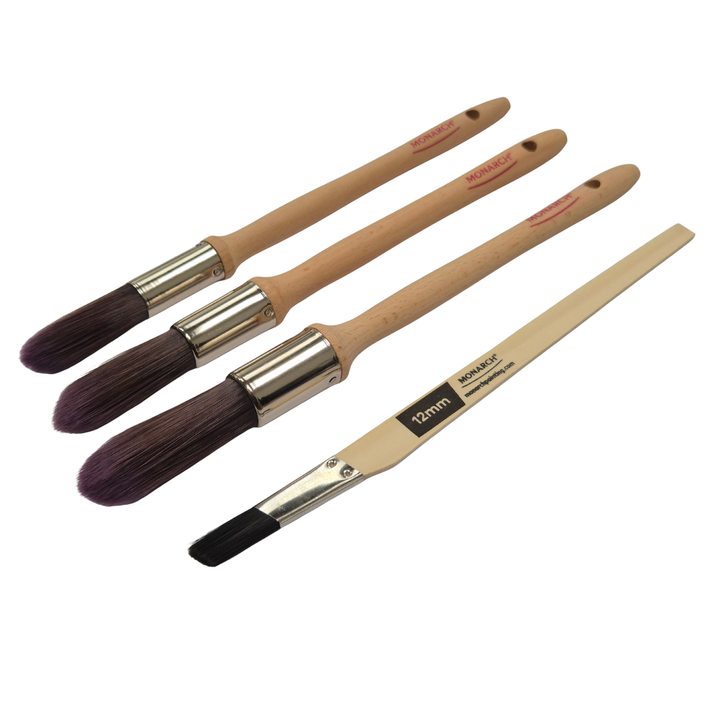 Monarch Advance Round Sash Precision Box Set 3 pièces + Pinceau plat gratuit