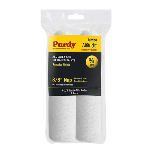 Purdy Altitude Jumbo Mini Paint Roller Sleeve 6.5" (3/8" Nap) - 2 Pack