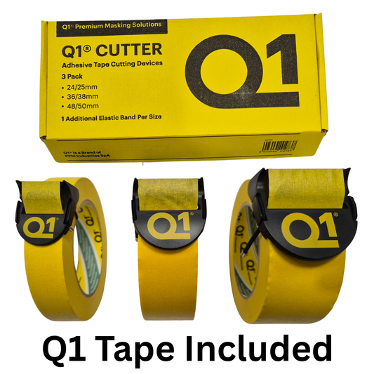 Q1 Tape Cutter Devices - Multi Use Tape Included - 3 Pack