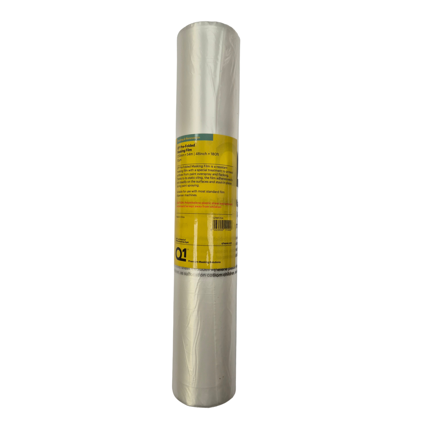 Q1 Pre-Folded Masking Film for Q1 Hand Masker Dispenser (4 Sizes Available)