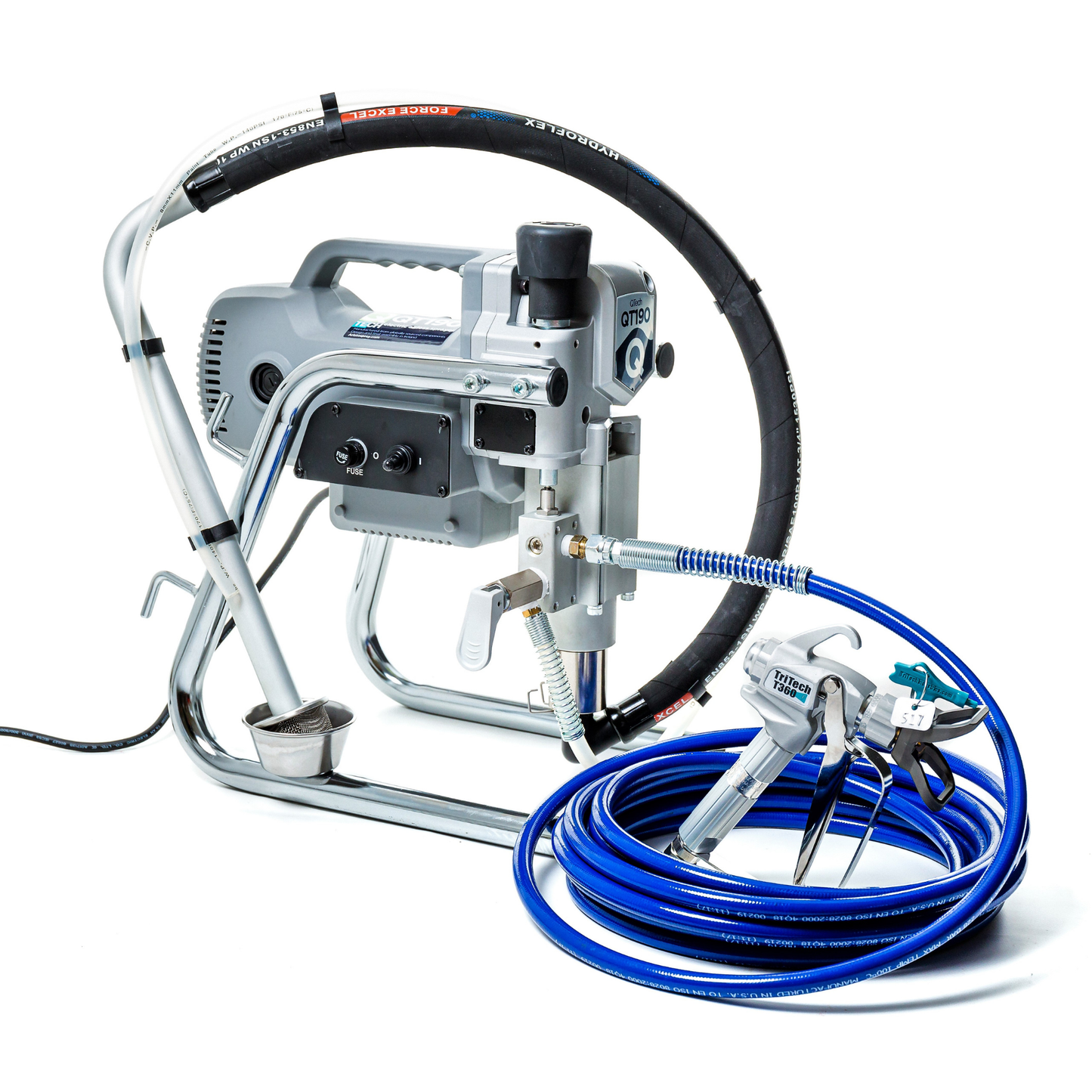 QTech QT190 Entry Airless Paint Sprayer With Gun, Tip & Hose