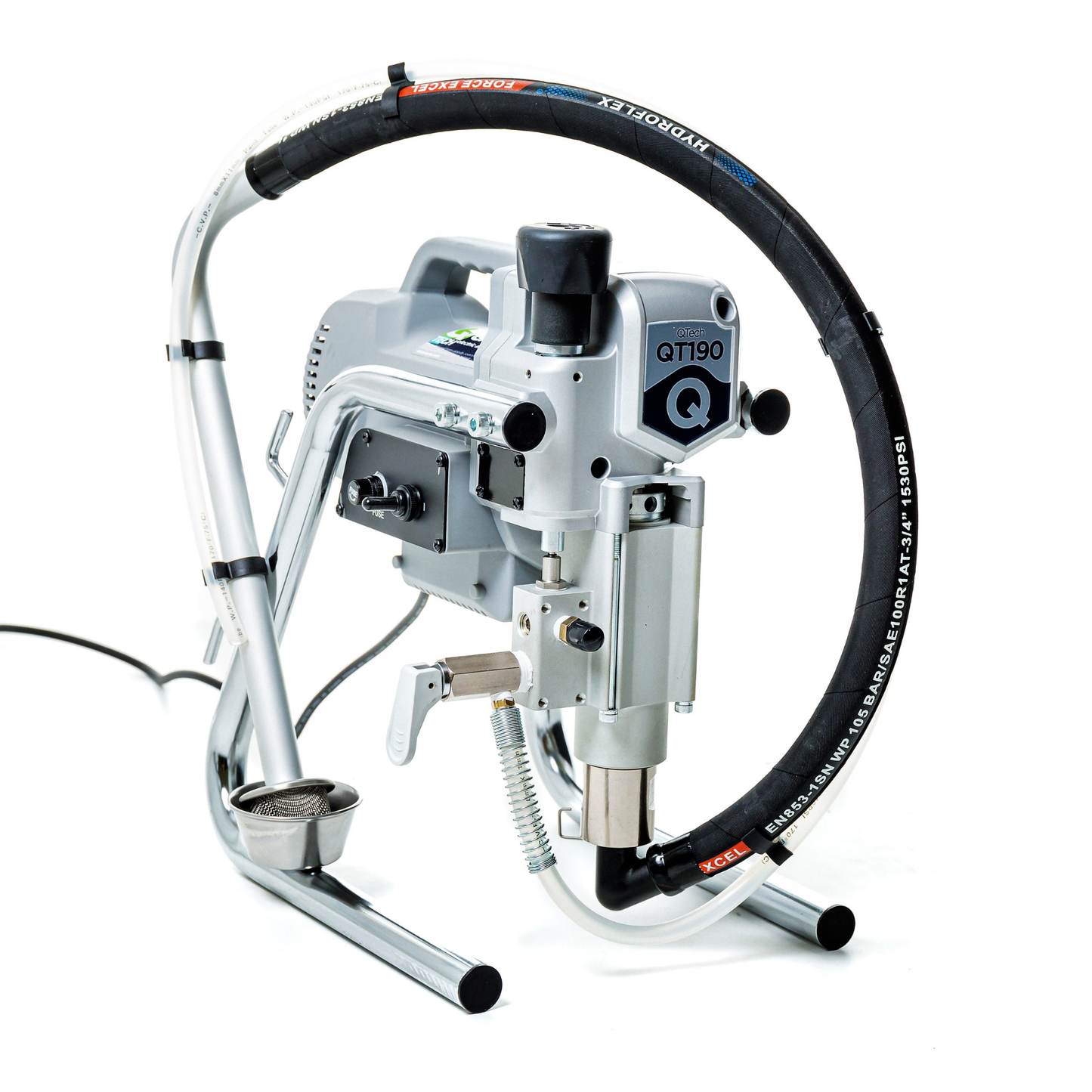 QTech QT190 Entry Airless Paint Sprayer With Gun, Tip & Hose