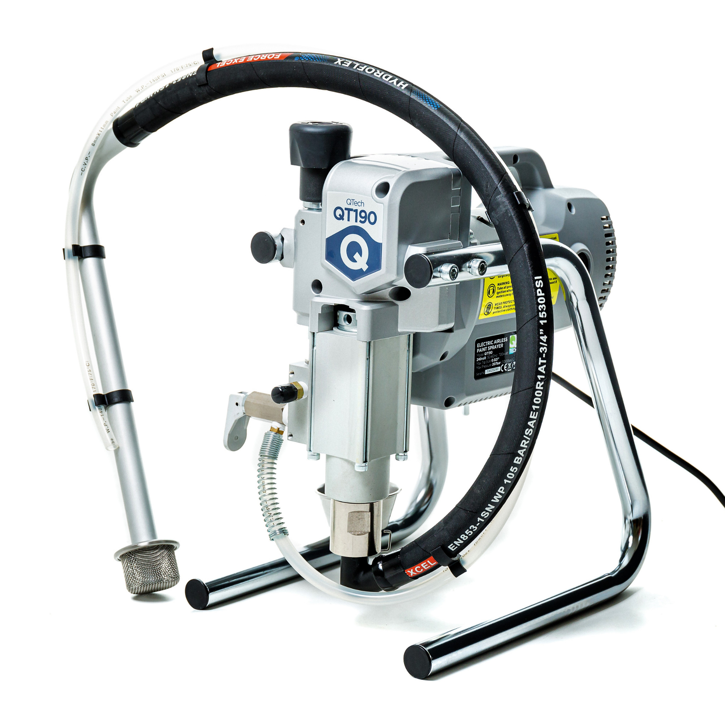 QTech QT190 Entry Airless Paint Sprayer With Gun, Tip & Hose