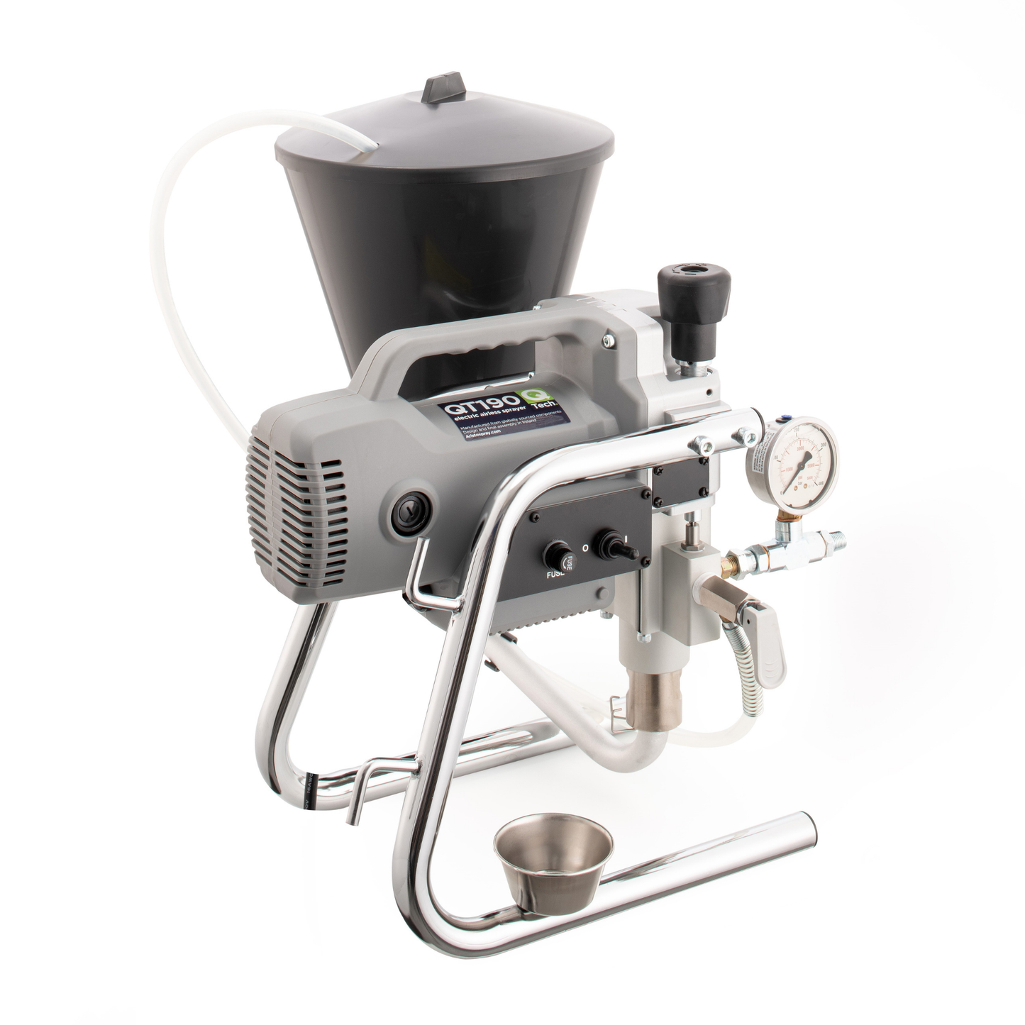 QTech Pump Pressure Gauge Assembly For QT190 - 1/4" NPT