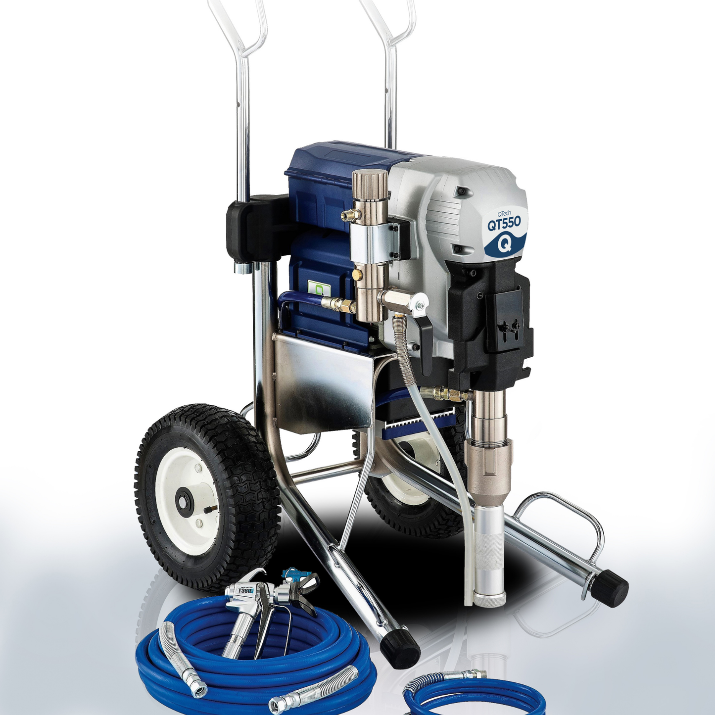 QTech QT550 Airless Paint Sprayer With Gun, Tip & Hose