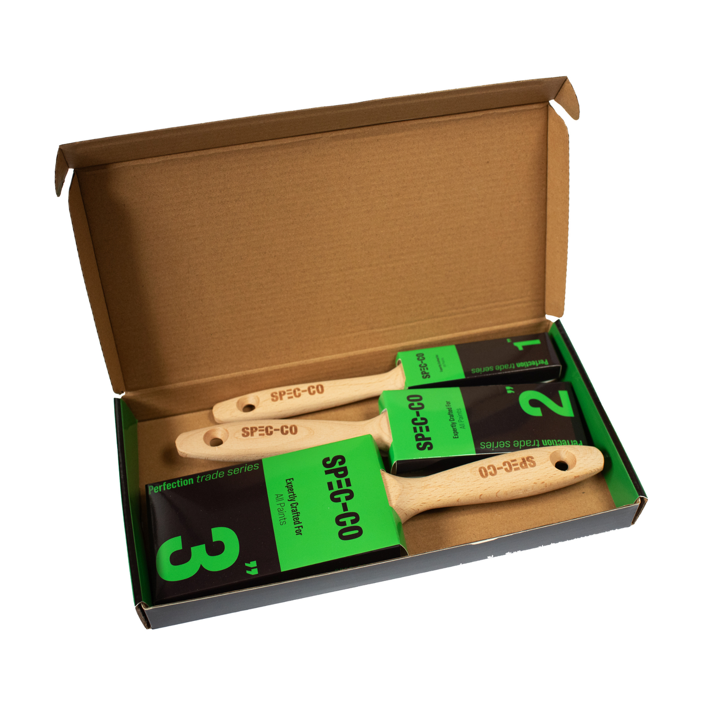 Lot de 3 pinceaux Spec-Co Perfection Trade Series - Coffret